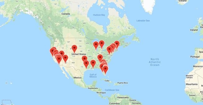 Office location map